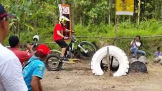 OSSA TR250i 2014 demo Solo Trial Park [upl. by Franchot]