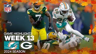 Miami Dolphins vs Green Bay Packers Game Highlights  NFL 2024 Season Week 13 [upl. by Ahsinom]