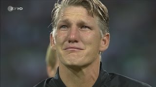 Bastian Schweinsteiger LAST MATCH for Germany vs Finland Home HD 720p 31082016 by 1900FCBFreak [upl. by Iruyas]