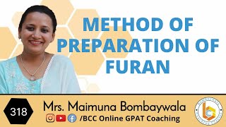 HA C 26  method of preparation of furan  furan from mucic acid  furan from furfural [upl. by Astred437]