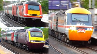 Last Day of East Midlands Railway EMR Class 43 HST  Intercity 125 Services  15th May 2021 [upl. by Aisatsanna]