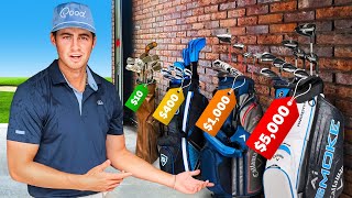 We Bought Garage Sale Golf Clubs For Our Round [upl. by Adnicul]