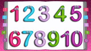 Learn to Write Numbers  10 Little Numbers Song for Children [upl. by Notfa269]