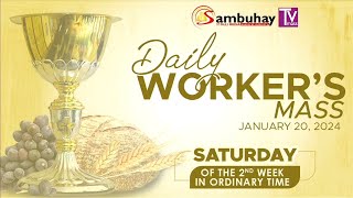 Sambuhay Tv Mass  January 20 2024  Saturday of the Second Week in Ordinary Time [upl. by Lantha916]