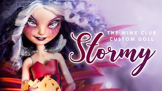 Trix Stormy from the Winx Club • Halloween Collaboration • Custom Doll Tutorial [upl. by Ybeloc565]