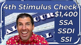 Social Security 1400 4th Stimulus Check  SSA SSDI SSI Seniors Low Income [upl. by Onitnatsnoc]