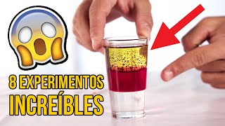 8 experimentos sencillos que te sorprenderán [upl. by Notsahc]