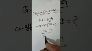 Find Quartile Deviationstatistics formula [upl. by Ewolram984]