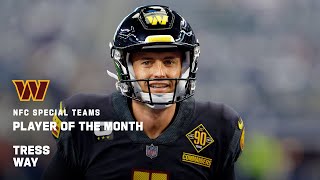 Best Plays of October From NFC Special Teams Player of the Month Tress Way [upl. by Caddric]