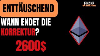 Schwach Schwächer Ethereum  Wie geht es weiter [upl. by Kendall681]