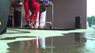 18 year old Shemika Charles sets limbo Guinness World Record [upl. by Sergio]