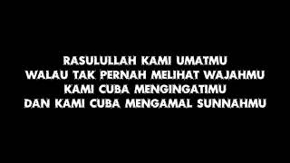 Rasulullah Lyric Video  Iman Farrar Cover [upl. by Eittocs]