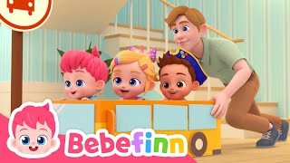 🚌 Wheels on The Bus Go Round and Round  EP23  Bus Song  Bebefinn  Nursery Rhymes amp Kids Songs [upl. by Leighland]