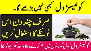 How To Treat High Cholesterol  Natural Ways To Reduce Cholesterol  Health Tips In Urdu \ Hindi [upl. by Maury]