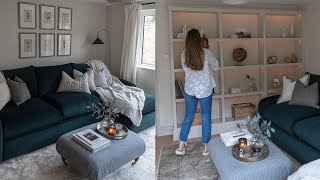 SNUG MAKEOVER WITH IKEA BILLY BOOKCASE HACK Laura MelhuishSprague [upl. by Booker870]