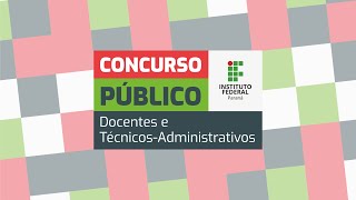 Concurso Público IFPR 2023 EBTT Informações Gerais [upl. by Benedict985]