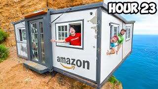 I Survived 24 Hours In Amazon House [upl. by Airrej]