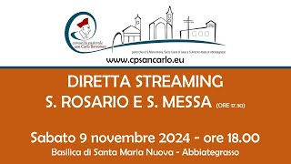 Vespri e S Messa del 9 novembre 2024 ore 1730  Basilica Santa Maria Nuova Abbiategrasso [upl. by Adialeda]