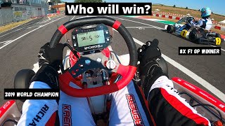 POV A Track Day With Daniel Ricciardo In KZ Karts [upl. by Adabel]