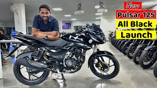 New Bajaj Pulsar 125 Bs6 2023 All Black Edition Launch In Low Price Full Detail Review [upl. by Ahsinaw696]