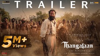 Thangalaan  Trailer Telugu  Chiyaan Vikram  K E Gnanavelraja  Pa Ranjith  G V Prakash Kumar [upl. by Binny]