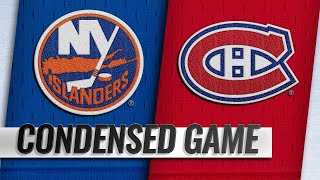 032119 Condensed Game Islanders  Canadiens [upl. by Letniuq]