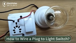 How to wire a plug to a Light switch [upl. by Ardnalak]