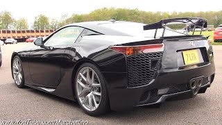 Lexus LFA Full Throttle Acceleration  F1 Sound [upl. by Hogan]