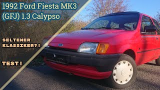 Seltener Klassiker 1992 Ford Fiesta MK3 GFJ 13 Calypso Test POV [upl. by Ewell109]