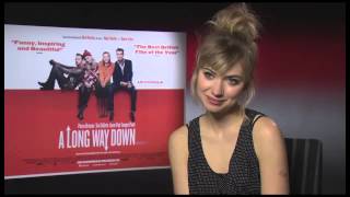 Imogen Poots chats A Long Way Down [upl. by Whyte456]