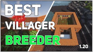 Minecraft Villager Breeder Tutorial Java 120  Easy and Best Design gaming minecraft tutorial [upl. by Ahsital]