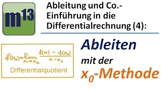 Ableiten mit der x0Methode Differentialquotient inklusive Polynomdivision [upl. by Matlick]