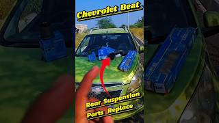 Rear suspension spare parts Chevrolet beat petrol  beat petrol rear suspension change [upl. by Bonnie]