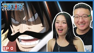 EPISODE 0 EVERYONE IS SO YOUNG 😲  One Piece Episode 0 Couples Reaction amp Discussion [upl. by Atselec]