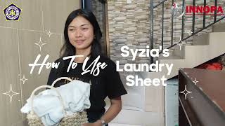 SYZIA Eco Friendly Biodegradable Laundry Detergent Sheet Based on Papaya Leaves and Salam Leaves [upl. by Corwin]