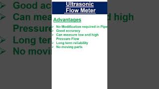 Ultrasonic Flow meter Advantages Disadvantages flowmeter [upl. by Nawd]