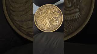 5 SANTEEM COIN  ETHIOPIA history kacoin coin collecting numismatic historytrendingshortfeed [upl. by Leahey700]