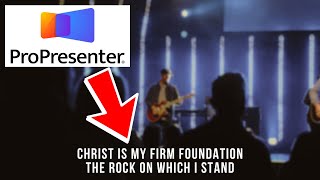 EASILY Add Lyrics to your Church Livestream  Lower Thirds with ProPresenter and ATEM Switcher [upl. by Hairabez]