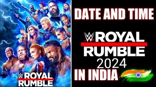 Royal Rumble 2024 Date And Time In India [upl. by Aihsenat410]