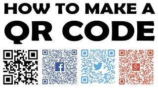 HOW TO CREATE A QR CODE   INSTRUCTIONS 101 [upl. by Siuqcram]