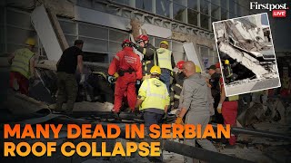 Serbia Roof Collapse LIVE Updates 14 Dead as Novi Sad Railway Stations Roof Collapses [upl. by Scherle]