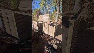 Compost bin  Transferring piles [upl. by Pappas]