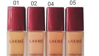 How to choose perfect shade lakme invisible finish foundation shade [upl. by Ama928]