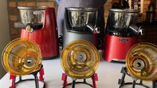 The Comparison of E7000 vs EVO820 vs MOTIV1  Kuvings Slow Juicer [upl. by Kaplan]