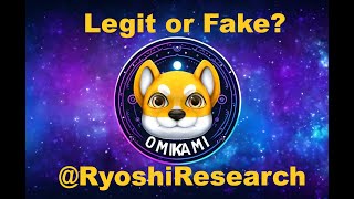 Is this screen recording proof of RyoshiResearch X Twitter account’s on Omikami token FAKE [upl. by Ramirolg459]