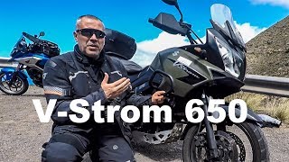 Suzuki V Strom 650 2008  Test Ride amp Detailed Review [upl. by Hcirdla83]