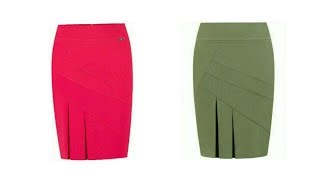 Pencil skirt pattern making drafting cut and sew skirt part 4 [upl. by Bocaj]