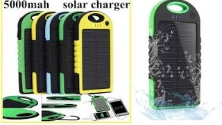 Caricabatteria Ad Energia Solare per Smartphone Ipad Tablet Iphone [upl. by Ansela427]