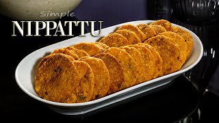 Nippattu Recipe  Crispy and Delicious Nippattu  ನಿಪ್ಪಟ್ಟು  Simple Cooking With Radhika [upl. by Asiulana658]