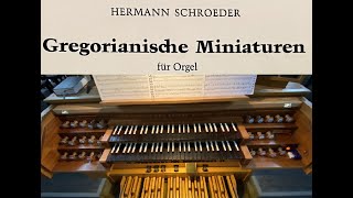 Hermann Schroeder  Gregorianische Miniaturen  II Sequenz quotLauda sion salvatoremquot [upl. by Anayrb]